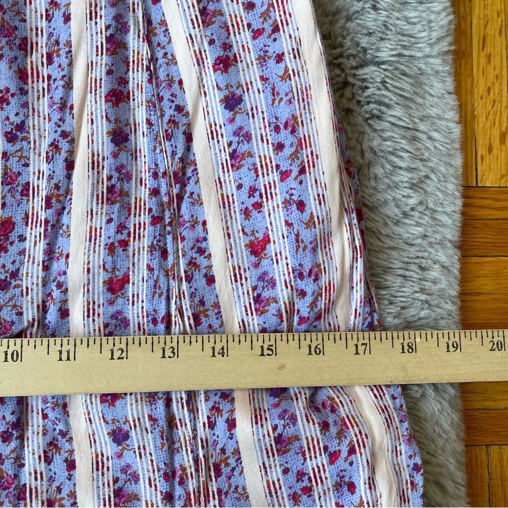 Urban‎ Outfitters  Olympia Lilac Urban Outfitters Floral Midi Dress Size Small - Picture 9 of 10